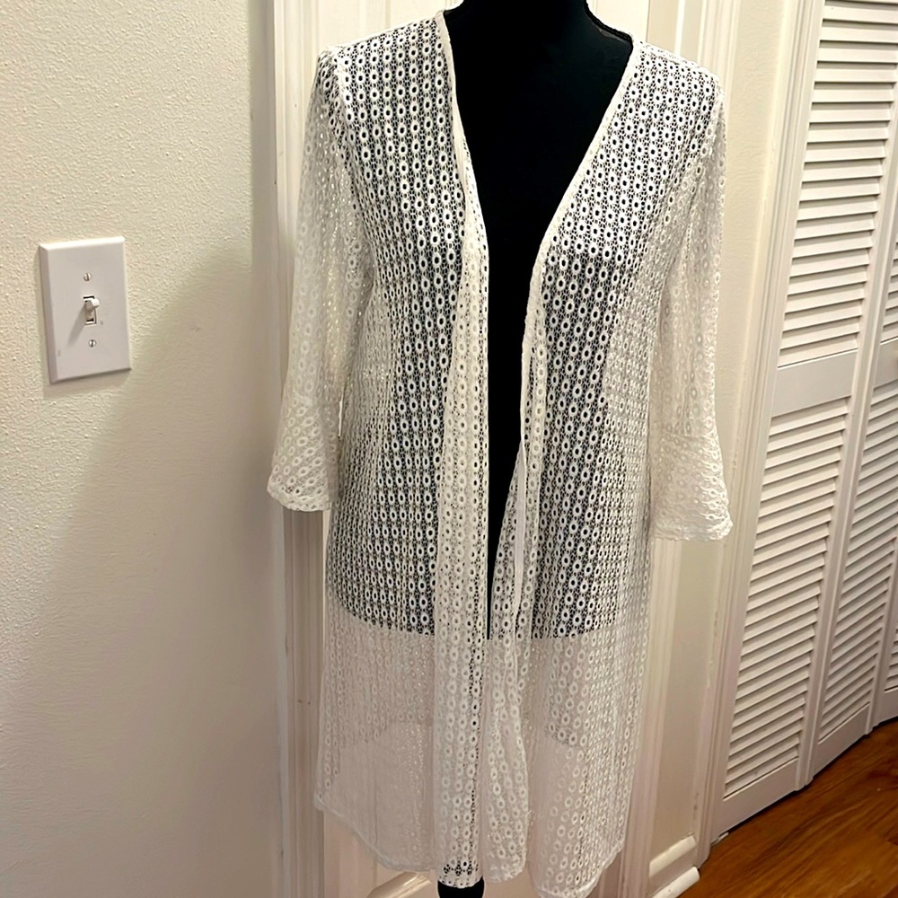 Storybuk open knit cardigan or coverup